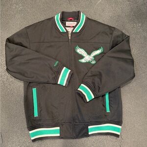 Mitchell & Ness Philadelphia Eagles Throwback Full Zip Jacket Small (fits M/L)